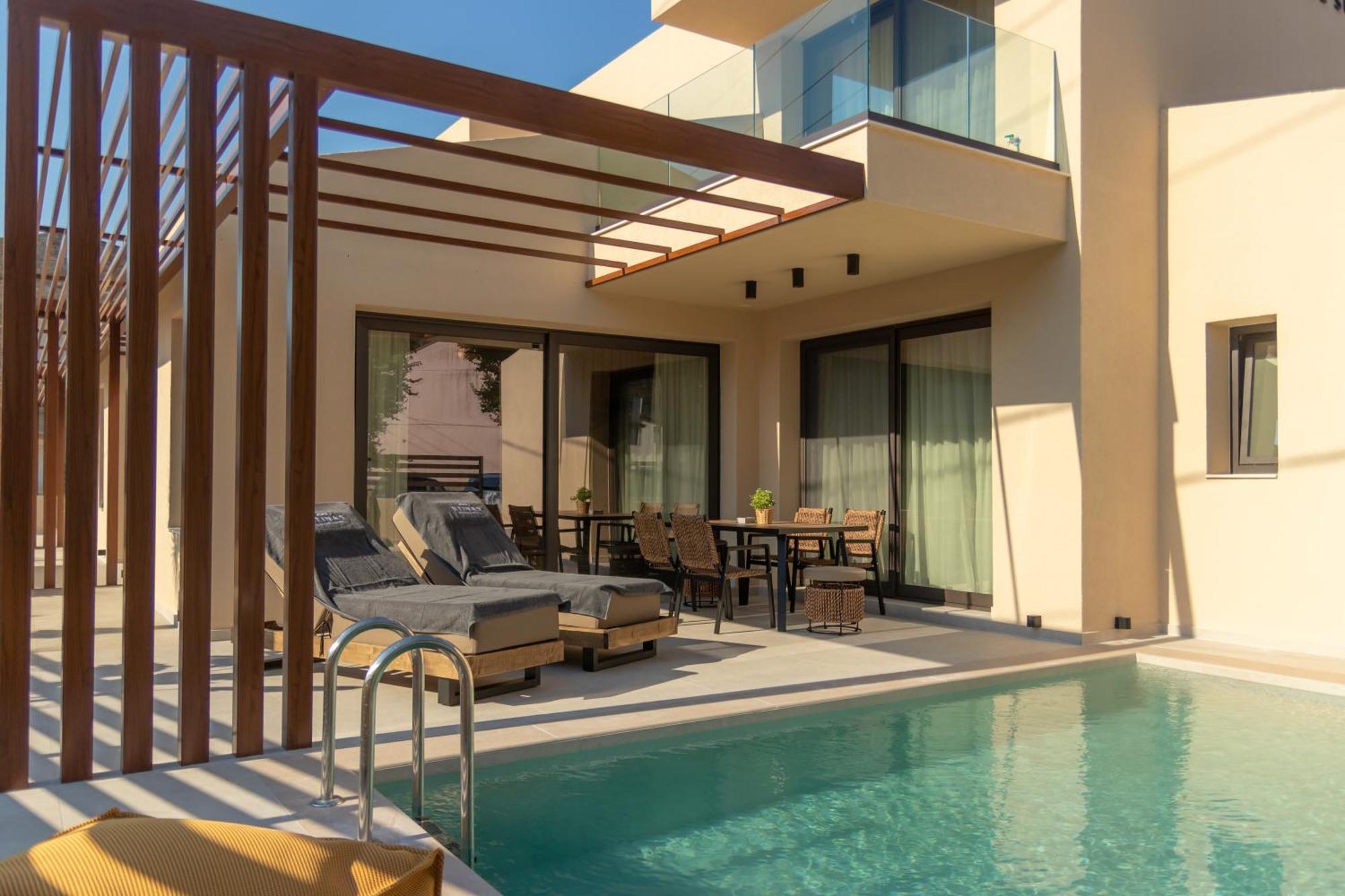 Ntinas Seaside Suites Skala Potamia Exterior foto